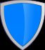 shield, blue, security